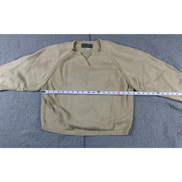 J. Mclaughlin Sweater Womens S Beige Cotton Baumwolle Pullover Italy - Picture 3 of 5